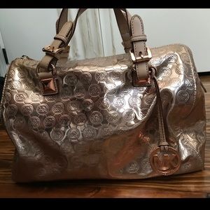 Authentic  Rose gold Michael Kors bag